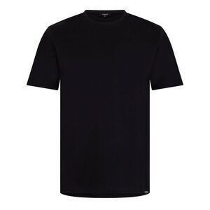 Capo Mens Mercerised Cotton Regular T-Shirt / Black